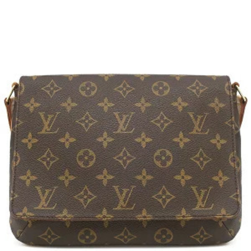 Louis Vuitton Shoulder Bag Musette Tango Monogram Canvas Brown